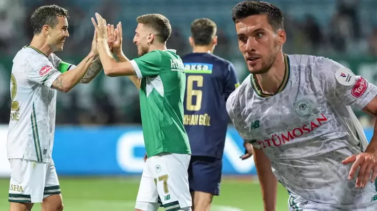 Geri dönüşlerin maçında kazanan Konyaspor